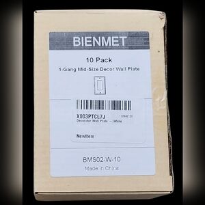 10pk Decor Wall Plate